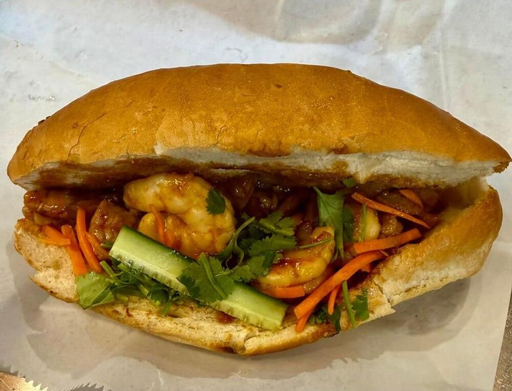 S3. Grilled Combo Banh mi ( beef. chicken and Shrimp)